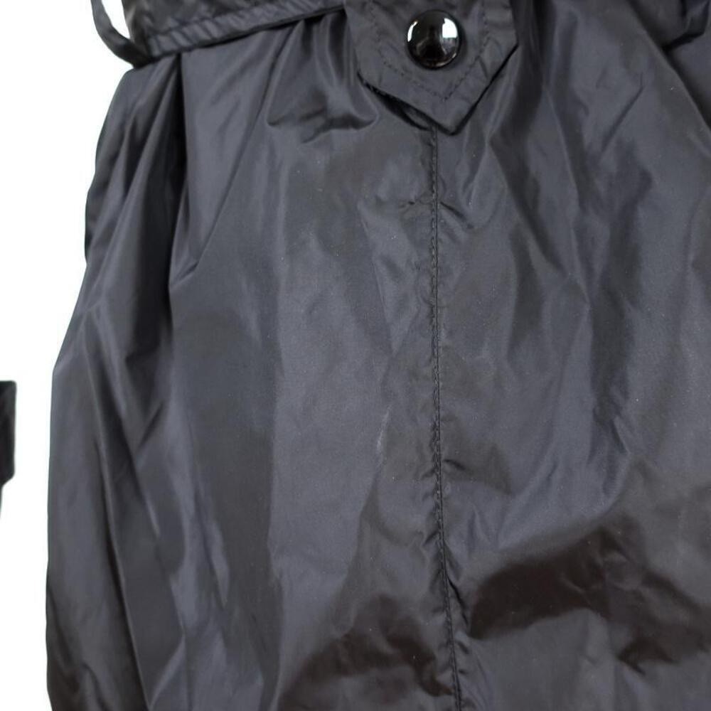 Prada Nylon Trench Coat Black Size 36 Belted Lightweight Coat - Picture 8 of 12